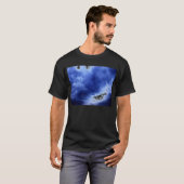 Luminous Blue Storm Clouds van KLM T-shirt (Voorkant volledig)