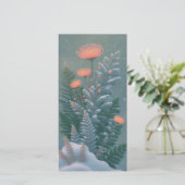 Luminous Botanical Announcement Kaart | vakantie (Staand voorkant)