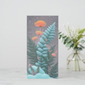 Luminous Botanical Announcement Kaart | vakantie (Staand voorkant)