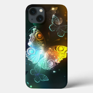 Luminous Butterfly and Night butterflies Case-Mate iPhone Case