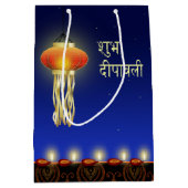 Luminous Diwali Lamp - Medium Gift Bag Cadeauzakje (Voorkant)