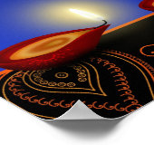 Luminous Diwali Lamp - Poster (Hoek)
