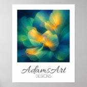 Luminous Dreamscape Floral Poster (Voorkant)