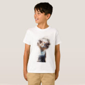 Luminous Emu Art Chicken Art T-shirt (Voorkant volledig)