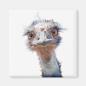Luminous Emu Art Magneet (Voorkant)