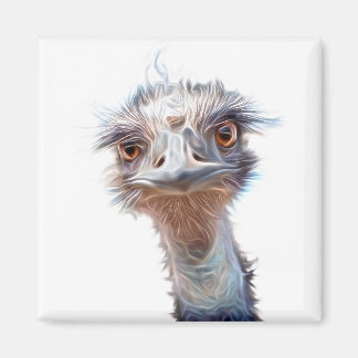 Luminous Emu Art Magneet