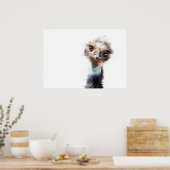 Luminous Emu Art Poster (Keuken)