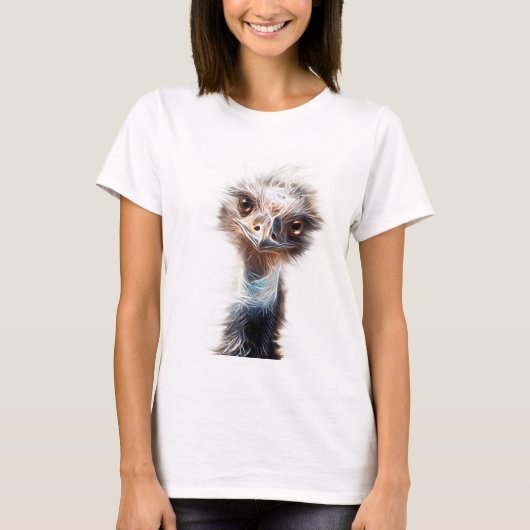 Luminous Emu art T-shirt (Voorkant)