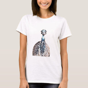 Luminous Emu Bird Art T-shirt