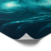 Luminous Flow Fractal Wallpaper and Art Print (Hoek)