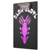 Luminous Galaxy Axolotl Digital Art Klembord (Links)