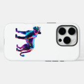 Luminous Glass Cheetah – Unieke Luxe Huis Case-Mate iPhone Case (Achterkant (horizontaal))