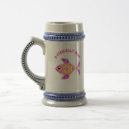Luminous Heart Fish: Radiant  Latte Mug Bierpul