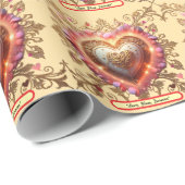 "Luminous Heart Harmony" Cadeaupapier (Rol Hoek)