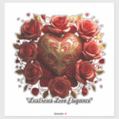 "Luminous Heart Symphony" Sticker (Vel)