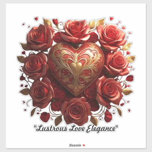 "Luminous Heart Symphony" Sticker (Vel)