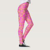 Luminous indigo Flowers op Net.01.b Lorange BG Leggings (Rechts)