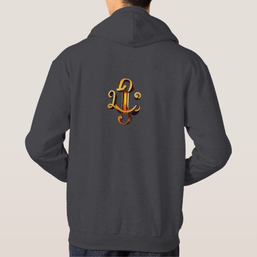 Luminous L Logo Hoodie - Urban Streetwear met Chi (Achterkant)
