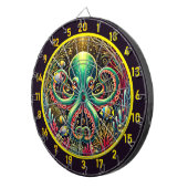 Luminous Lagoon Octopus Dartboard Dartbord (Voorkant Rechts)