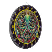 Luminous Lagoon Octopus Dartboard Dartbord (Voorkant Links)