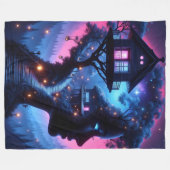 Luminous Love beroemd gemaakt door Neon Nights and Fleece Deken (Voorkant (Horizontaal))