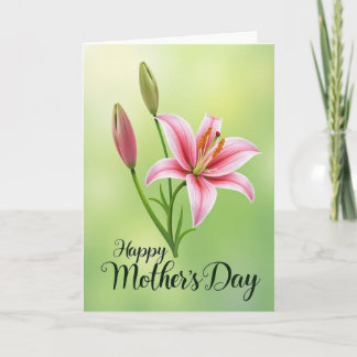 Luminous Mothers Day Petals Card Kaart