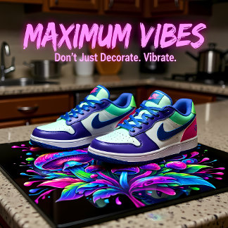 Luminous Mushroom Fantasy Bloom Tegeltje