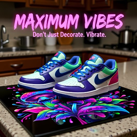 Luminous Mushroom Fantasy Bloom Tegeltje