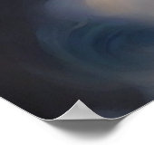 Luminous Mystical Smoke Modern Abstract Poster (Hoek)