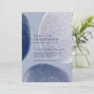 Luminous Navy Blue & Periwinkle Mugle Modern Kaart