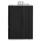 Luminous Neon Eagle Artistic Heupfles (Achterkant)