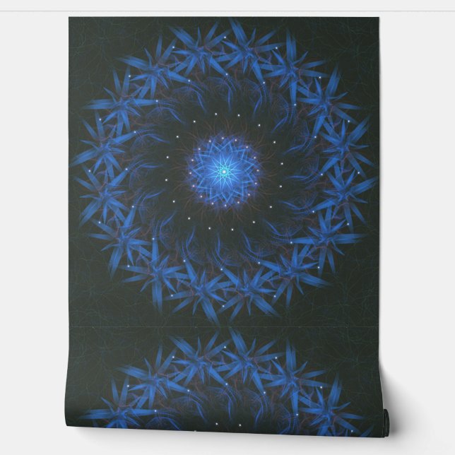 Luminous Nexus – A Radiant Abstract Energy Behang (Afrollen)