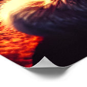 Luminous Ocelot – Mystiek Oerwoud Lightburst Art Poster (Hoek)