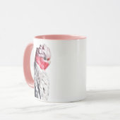 Luminous Parrot Art Mok Coffee Cup (Voorkant links)