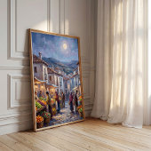 Luminous Platteland Dorp Poster