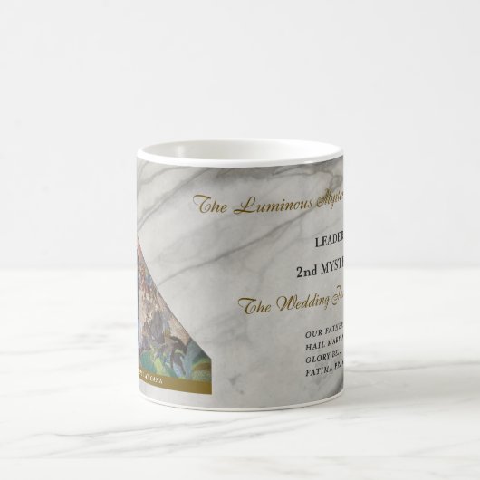 Luminous Rosary Mysteries Item #2: Wedding at Cana Koffiemok (Center)