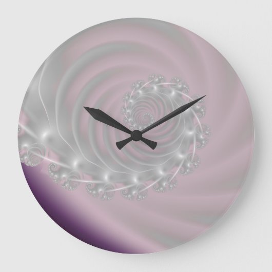 Luminous Sequence Art Wall Clock Grote Klok (Voorkant)