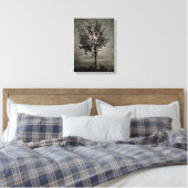 Luminous Silence: A Full Moon Night Canvas Afdruk (Insitu (Slaapkamer))