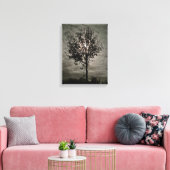 Luminous Silence: A Full Moon Night Canvas Afdruk (Insitu (Woonkamer))