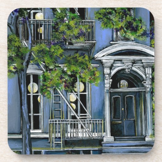 Luminous Sphere from Binnen, New York City Bier Onderzetter (Voorkant)