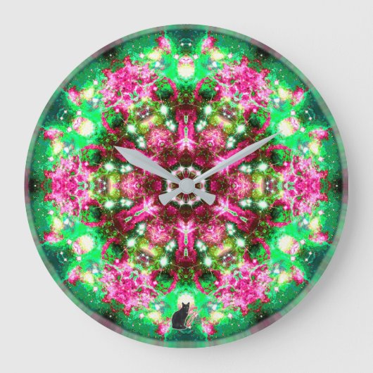 Luminous Stellar Kaleid Grote Klok (Voorkant)