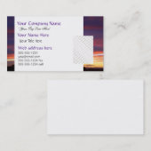 Luminous Sunset custom Visitekaartje (Voorkant / Achterkant)