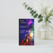 Luminous Warrior | Lichtlichaam Visitekaartje (Staand voorkant)