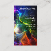 Luminous Warrior | Lichtlichaam Visitekaartje (Achterkant)