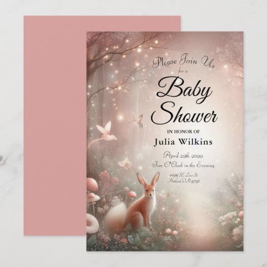 Luminous Woodland Realm van Sparkle en Bloom Kaart (Voorkant / Achterkant)