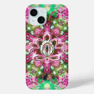 Luminous Zen Lotus iPhone 15 Case
