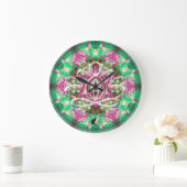 Luminous Zen Lotus Clock Grote Klok (Huis)