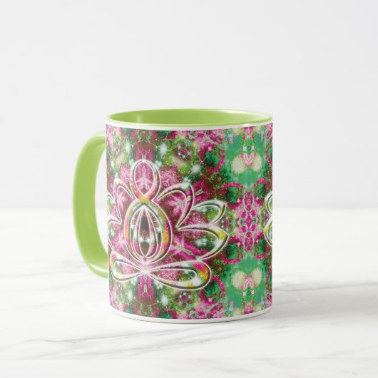 Luminous Zen Lotus Mok (Voorkant links)