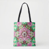 Luminous Zen Lotus Tote Bag (Voorkant)
