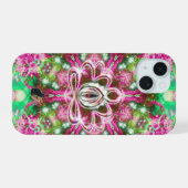 Luminueuze Zen Lotus iPhone 15 Case (Achterkant horizontaal)
